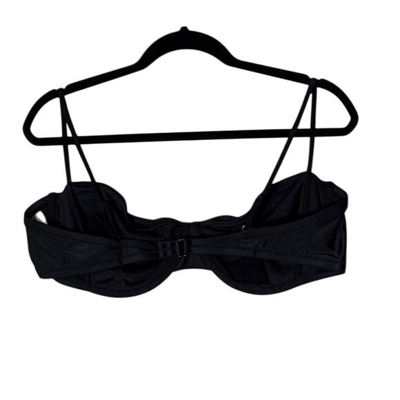 NWT J. Crew Balconette Underwire Bikini Top Black Size 42D - Picture 5 of 12